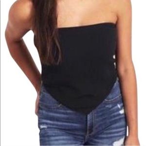 hollister cropped bandana top
